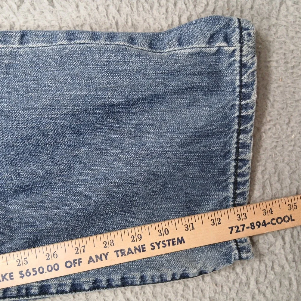 Rocawear R+ Jeans Men's 36x32 Blue Relaxed‎ Straight Denim